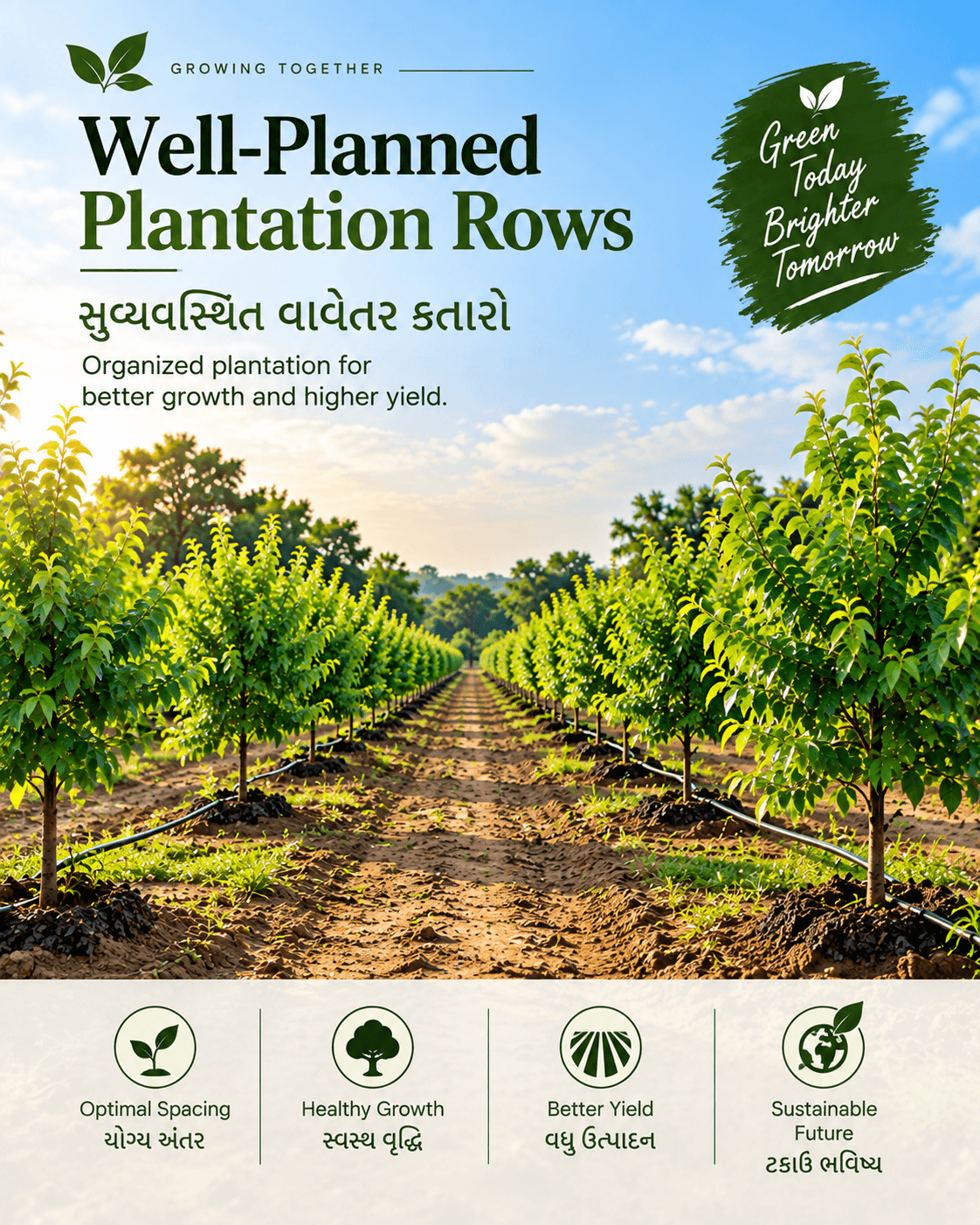 Well-Planned Rows, Better Growth